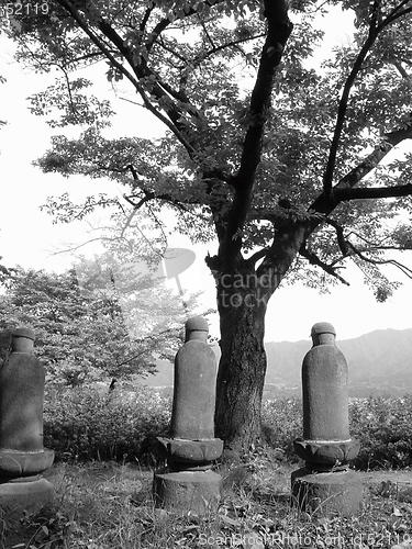 Image of buddhist temple statue