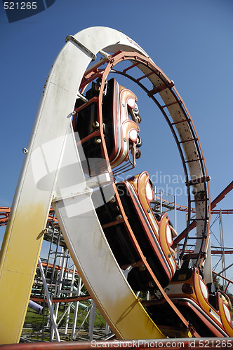 Image of Rollercoaster at funfair