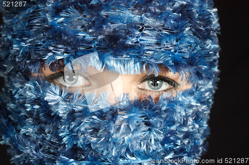 Image of 33_Blue Eyes in Blue Veil