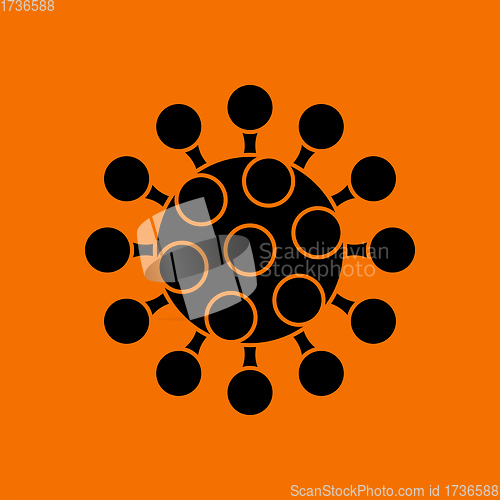 Image of Coronavirus Molecule Icon