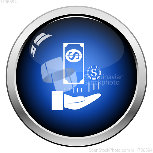 Image of Cash Back To Hand Icon