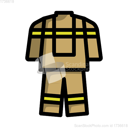 Image of Fire Service Uniform Icon