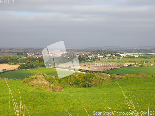 Image of English country panorama in Salisbury