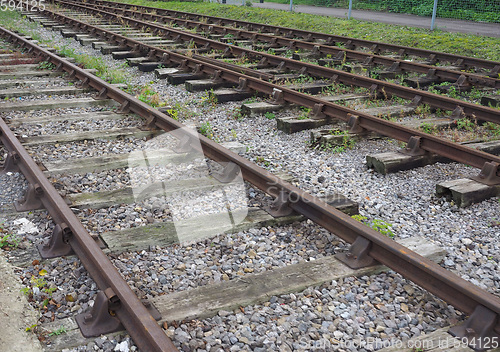 Image of Railway track detail