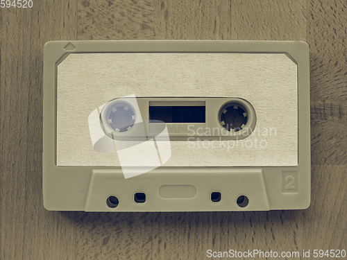 Image of Vintage looking Tape cassette