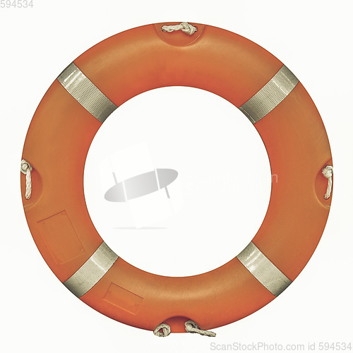 Image of Vintage looking Lifebuoy