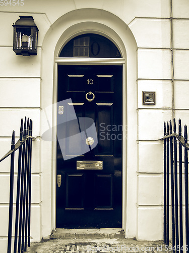 Image of Vintage looking Traditional home door