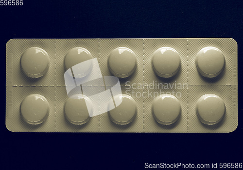 Image of Vintage looking Pills picture