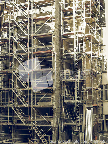 Image of Vintage looking Scaffolding