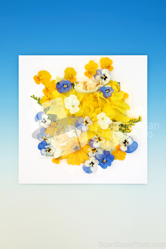 Image of Spring and Easter Abstract Flower Arrangement 