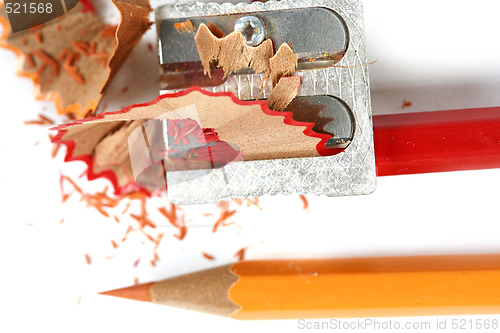 Image of Pencil and sharpener