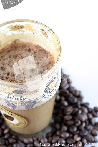 Image of Latte Macchiato in glass