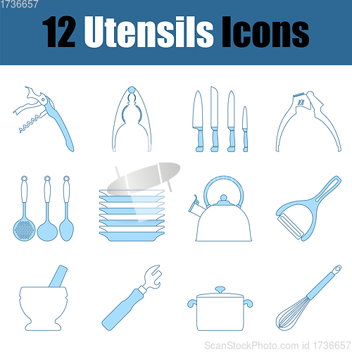 Image of Utensils Icon Set