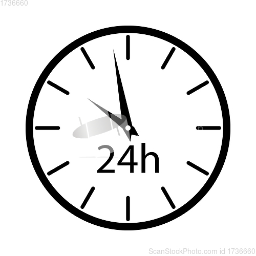 Image of 24 Hours Clock Icon