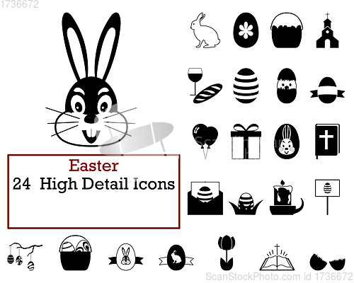 Image of Easter Icon Set