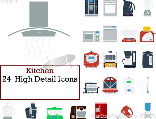 Image of Kitchen Icon Set