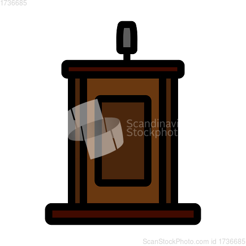 Image of Witness Stand Icon