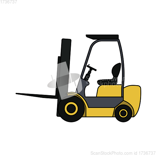 Image of Warehouse Forklift Icon