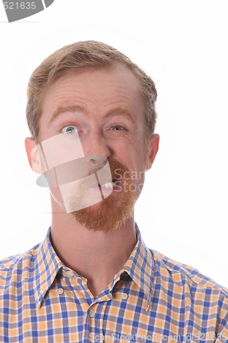 Image of Portrait of funny man 