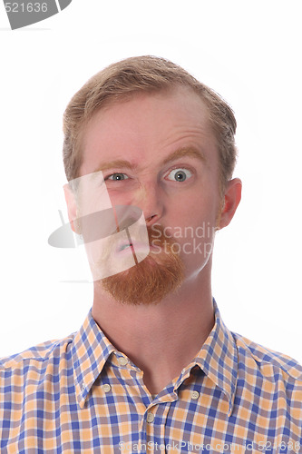 Image of Portrait of funny man 