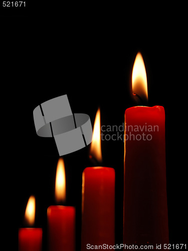 Image of Red candles