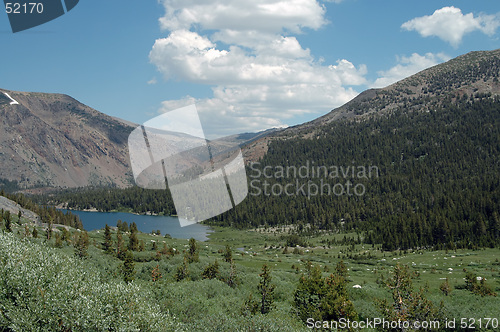 Image of High mountain lake