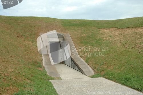 Image of Grass mound doorway
