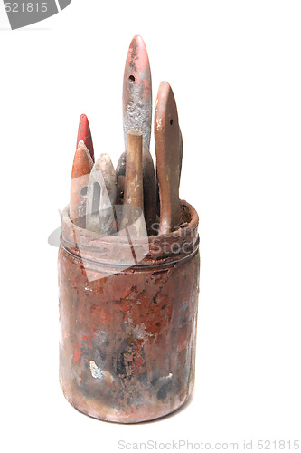 Image of paint brushes