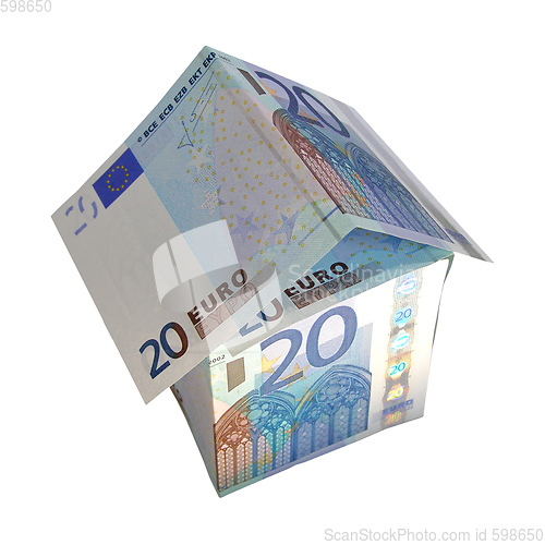 Image of House of Money isolated over white