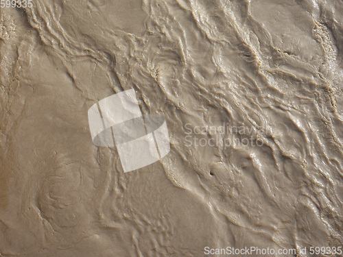 Image of Brown muddy water surface background