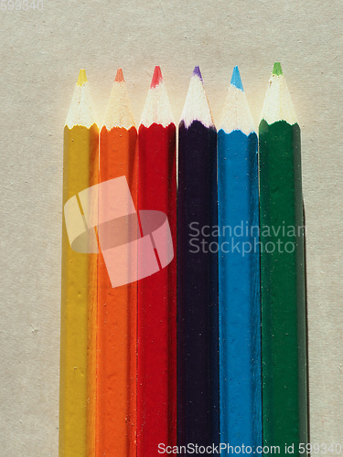 Image of Many colour pencil