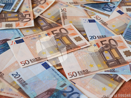 Image of Euro (EUR) notes, European Union (EU)