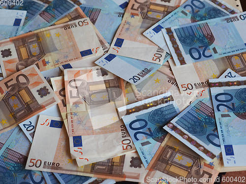 Image of Euro (EUR) notes, European Union (EU)