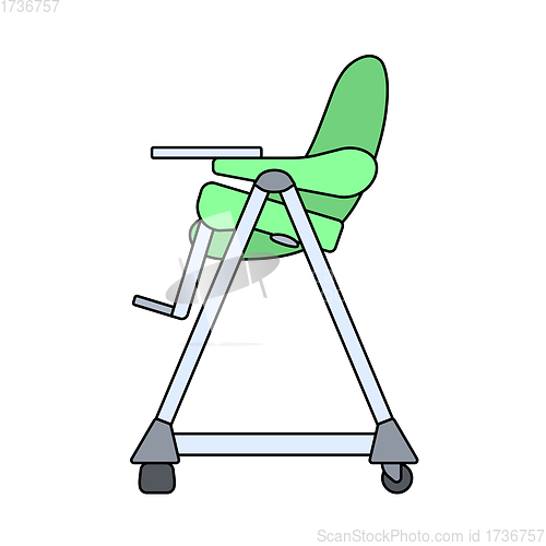 Image of Baby High Chair Icon