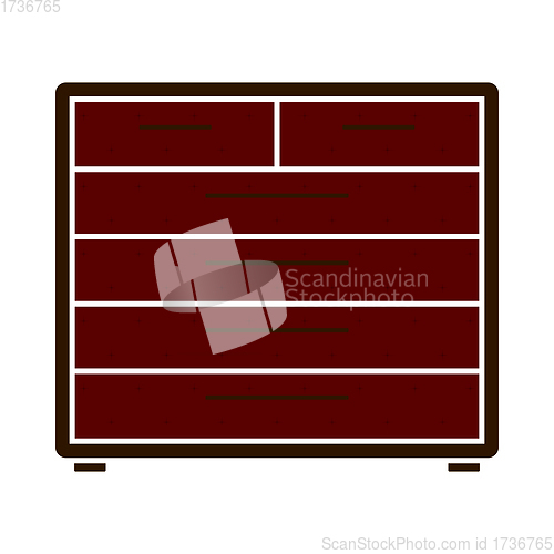 Image of Chest Of Drawers Icon