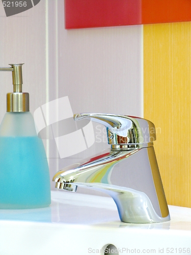 Image of Interior of bathroom - basin