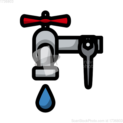 Image of Icon Of Wrench And Faucet