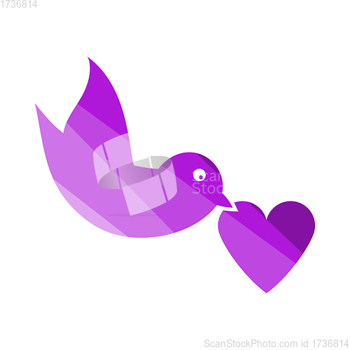 Image of Dove With Heart Icon