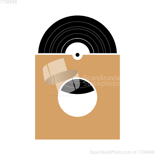 Image of Vinyl Record In Envelope Icon