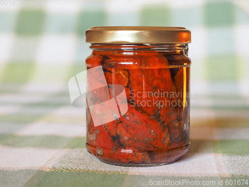 Image of Jar of sundried tomato