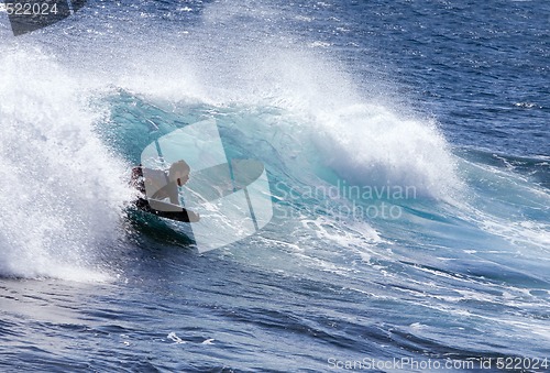 Image of bodyboarder (for editorial use only)