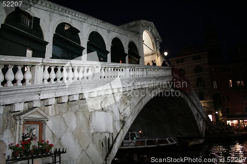 Image of Venice by Night - Rialto bridge