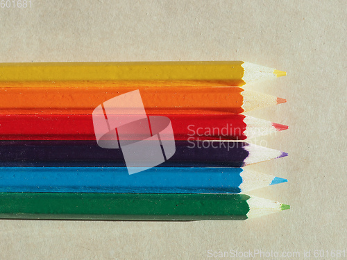 Image of Many colour pencil