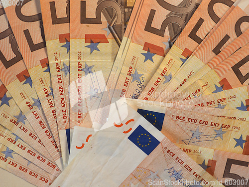 Image of Euro (EUR) notes, European Union (EU)