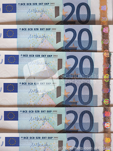 Image of Euro (EUR) notes, European Union (EU)