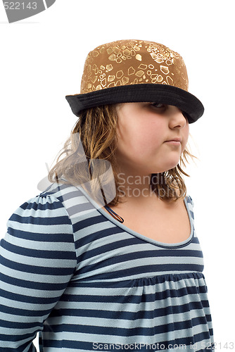 Image of Girl Wearing A Hat