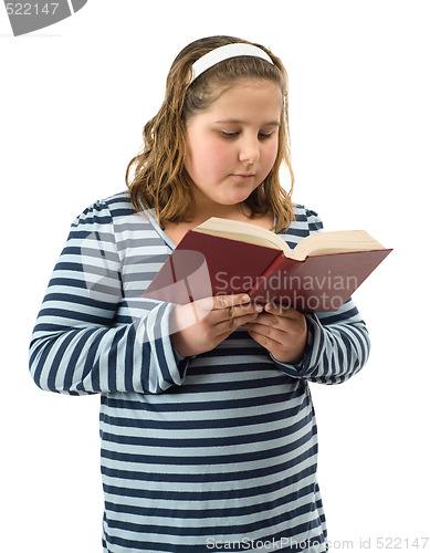 Image of Young Girl Reading