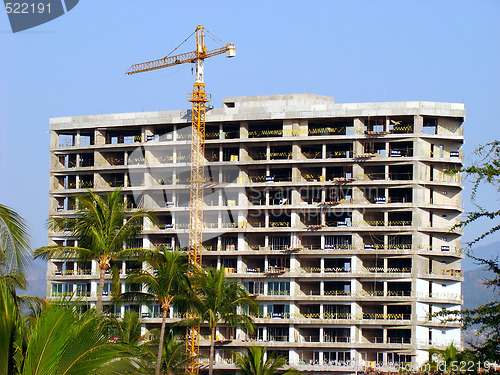 Image of Apartment building under construction