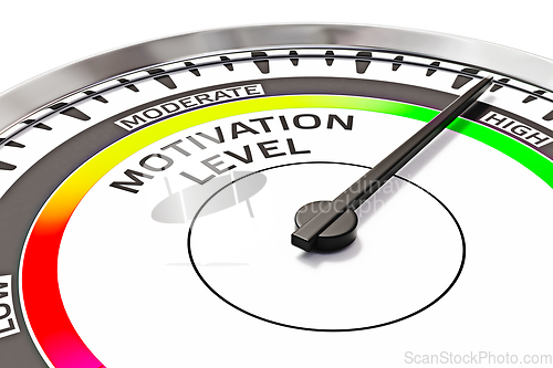 Image of Motivation level concept