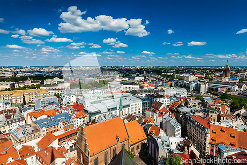 Image of Aerial view of Riga, Latvia